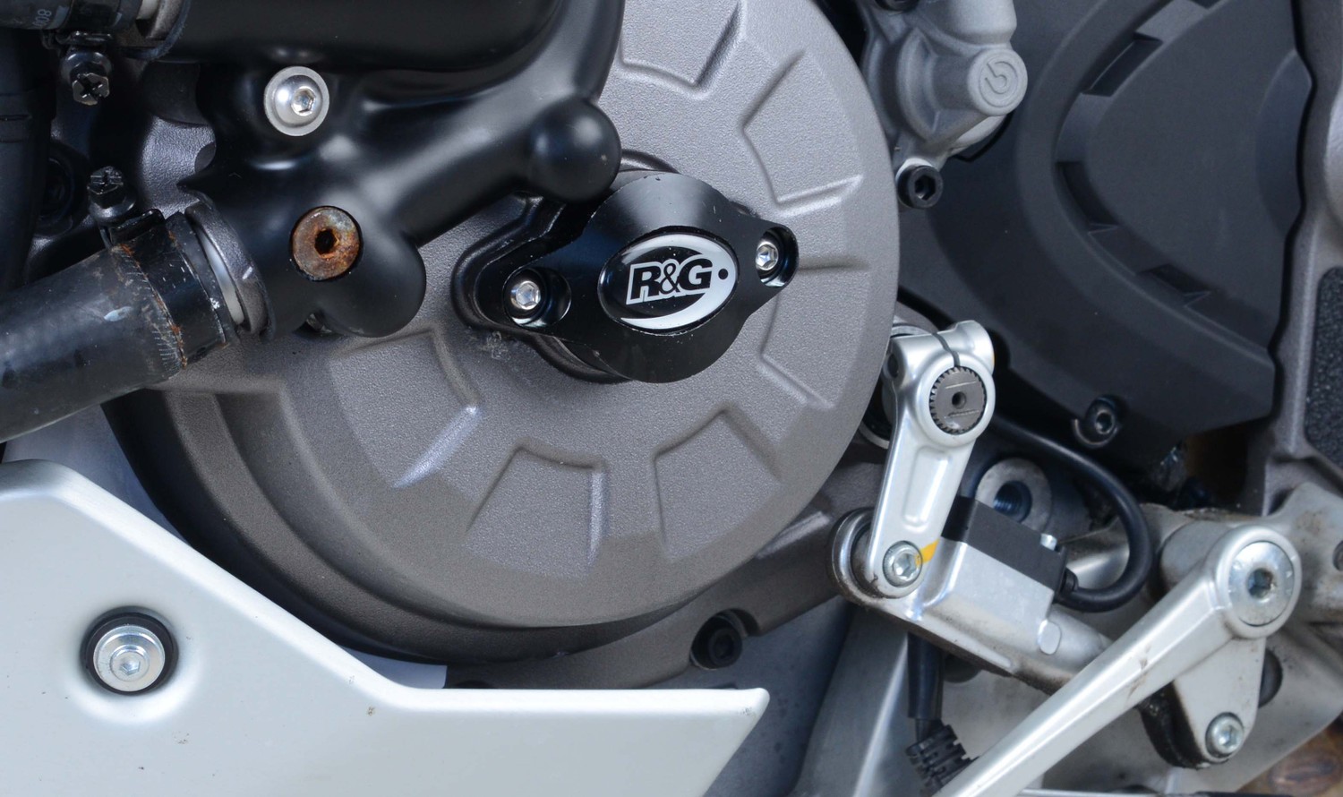 R&G Racing Engine Case Slider LHS only for Ducati Multistrada 1260 (S) '18-'20 / 950 Hypermotard '19-'22 / 950 Supersport (S) '21-'22 / Monster (950) '21-'22 & etc. R&G Racing Engine Case Slider LHS only for Ducati Multistrada 1260 (S) '18-'20 / 950 Hypermotard '19-'22 / 950 Supersport (S) '21-'22 / Monster (950) '21-'22 & etc.